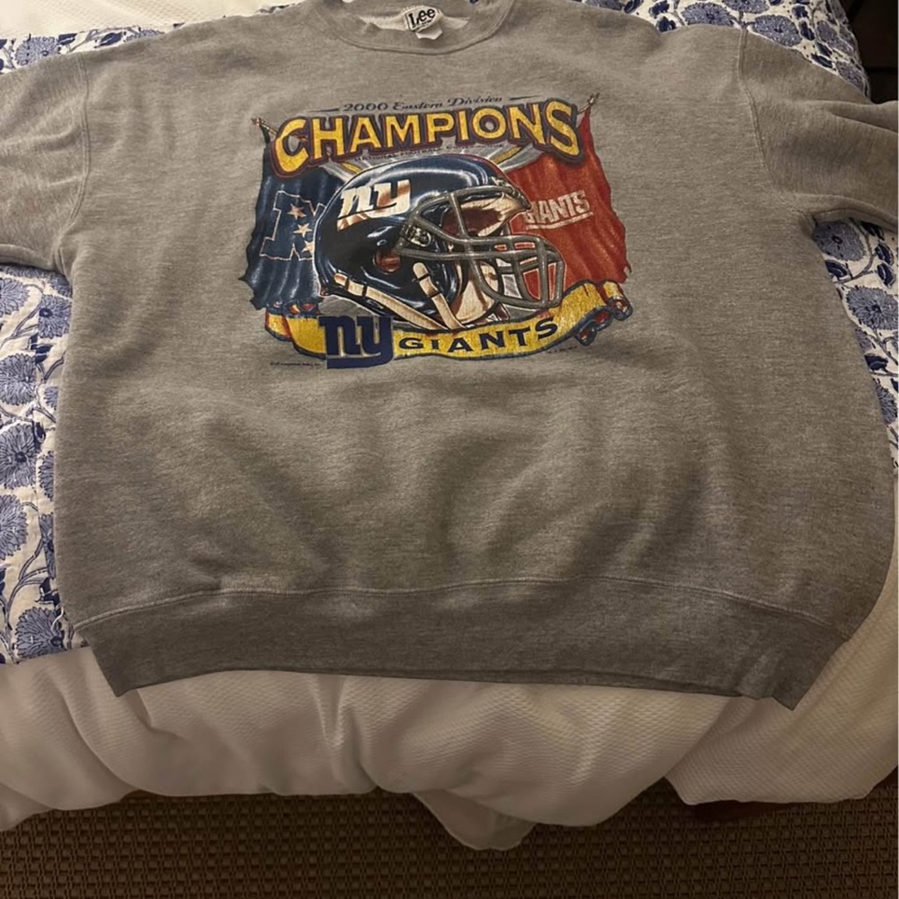 Lee Men's Gray Champions Crewneck Sweater